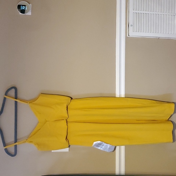 Dress the Population Marigold Yellow Alondra Blouson Sheath Dress Size XS NWT'S - Picture 8 of 16